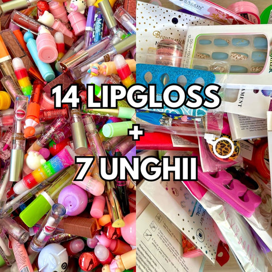14 LIPGLOSS + 7 UNGHII
